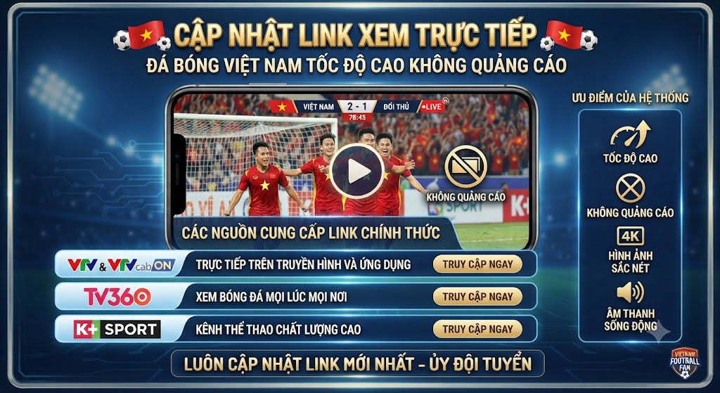 trực tiếp đá bóng việt nam